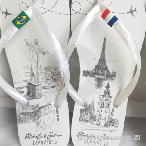 Chinelo personalizado - Personalize seus passos, marque sua história! Nossas Havaianas personalizadas recebem estampas exclusivas  na sola, perfeitas para casamentos, eventos corporativos ou para expressar seu estilo. Conforto, qualidade e personalização em um só produto! Etiquetas emborrachadas nas correias são cobradas a parte.