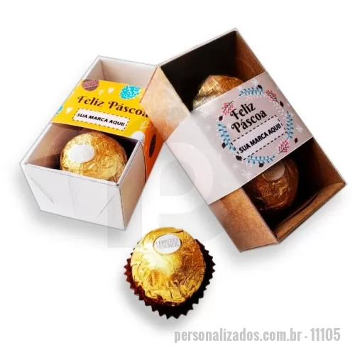 Chocolate personalizado - Chocolate Personalizado - 11105 - Caixa Kraft ou branca com tampa de acetado tamanho 4,5x3,5x8,5cm. Cinta personalizada tamanho 17x3,5cm, Impressão a laser em papel couché. - 162050 - Chocolate