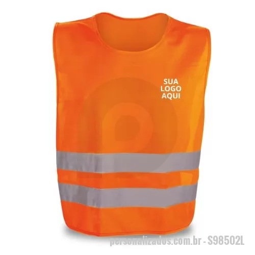 Colete personalizado - Colete de Alta Visibilidade em Poliéster Personalizado - Segurança e Visibilidade em Um Só Produto! Apresente sua marca com segurança e eficiência com nosso Colete de Alta Visibilidade em Poliéster Personalizado. Um brinde exclusivo que combina qualidade, funcionalidade e alta visibilidade, ideal para promover a sua empresa de maneira segura e memorável. Características do Produto: Material: Confeccionado em poliéster de alta qualidade, proporcionando durabilidade e resistência a diversas condições climáticas. Design: Modelo refletivo de alta visibilidade, com faixas refletoras estrategicamente posicionadas para garantir máxima segurança. Personalização: Personalize com o logo ou design da sua empresa, disponível em várias cores e tamanhos para atender às suas necessidades específicas.