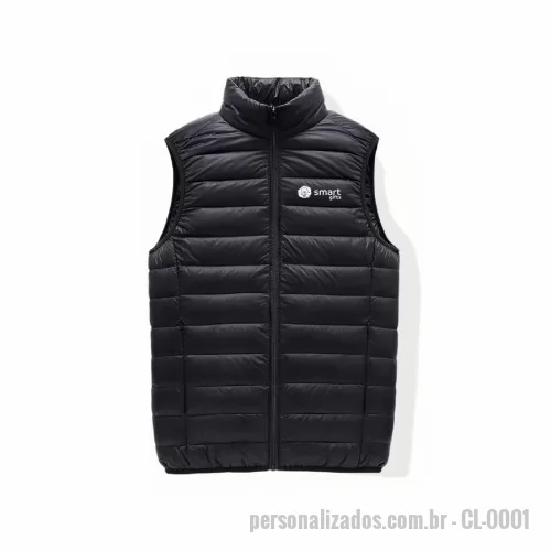 Colete personalizado - Colete Personalizado - CL-0001 - COLETE PUFFER PERSONALIZADO EM DTF OU BORDADO - 179792 - Colete