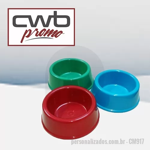 Comedouro para animais personalizado - PRODUTO: Comedouro Pequeno Tradicional 330ml MEDIDAS: Diâmetro 15,5cm - Altura 5,2cm CAPACIDADE: 330 ml – 50 g MATERIAL: Polipropileno PERSONALIZAÇÃO: Silk ou transfer CORES: Azul, Amarelo, Vermelho, Verde, Rosa e Lilás