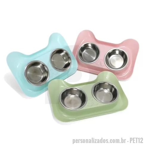 Comedouro para animais personalizado - Comedouro e Bebedouro Personalizado