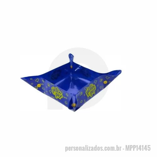 Comedouro para animais personalizado - Comedouro PET - Personalizado - PVC - MEDIDA: 14X14X5