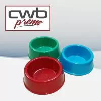 PRODUTO: Comedouro Médio Tradicional 820ml MEDIDAS: Diâmetro 21,5cm - Altura 7,4cm CAPACIDADE: 820 ml – 105 g MATERIAL: Polipropileno PERSONALIZAÇÃO: Silk ou transfer CORES: Azul, Amarelo, Vermelho, Verde, Rosa e Lilás