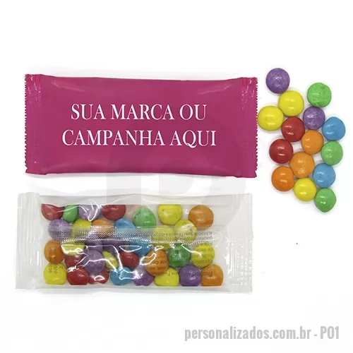 Confetes de Chocolate personalizado - Pastilhas ou confeitos  de chocolate cobertos com uma casquinha de açúcar coloridos