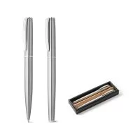 Conjunto de Caneta Esferográfica e Caneta Roller Personalizada