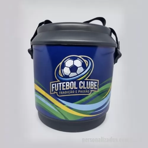 Cooler personalizado - Cooler Térmico 24 Latas personalizado, perfeito para eventos, ações promocionais e brindes corporativos de alto impacto. Com grande capacidade e ampla área para personalização, mantém as bebidas geladas por mais tempo e garante máxima visibilidade para a sua marca em qualquer ocasião. 