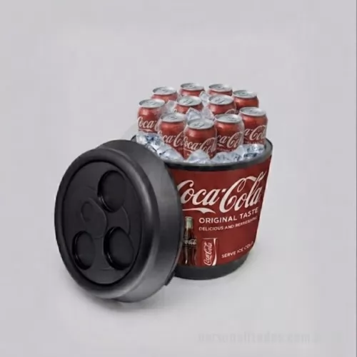 Cooler personalizado - Cooler Térmico 24 Latas personalizado, perfeito para eventos, ações promocionais e brindes corporativos de alto impacto. Com grande capacidade e ampla área para personalização, mantém as bebidas geladas por mais tempo e garante máxima visibilidade para a sua marca em qualquer ocasião. 
