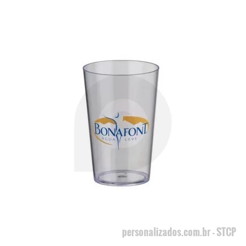 Copo Acrílico personalizado - Copo Acrílico sem tampa Personalizado
