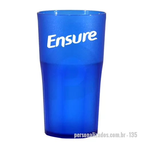 Copo Acrílico personalizado - Capacidade para 370ml. Design moderno e acabamento impecável, o Copo Roma é feito em Plástico Premium (PS Cristal). A transparência deixa o produto mais moderno e elegante. Parede espessa resultando em um produto robusto de alta qualidade e cores vibrantes.
