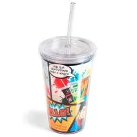 Copo de Acrilico Personalizado com Canudo, Resistente e com boa variedade de cores, o copo de acrílico personalizado com canudo é o brinde ideal para lembrancinha, eventos, ações promocionais. Com parede dupla para personalização, o copo de acrílico 