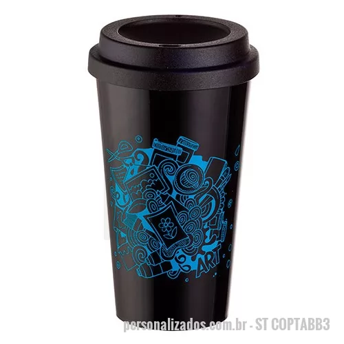 Copo bucks personalizado - Copo Bucks Personalizado, Com tampa emborrachada, capacidade de 430 ml e amplo espaço para personalizar a marca fazem do copo bucks personalizado um brinde de grande aceitação. Ideal para distribuir em feiras e eventos como brindes personalizados Cap