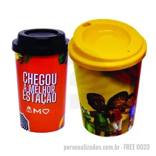 Copo bucks personalizado - COPO BUCK PARA CAFÉ, FABRICAÇÃO PRÓPRIA com gravação In Mold Label  e ou serigrafia, várias cores VER NOSSO SITE E CONFIRA