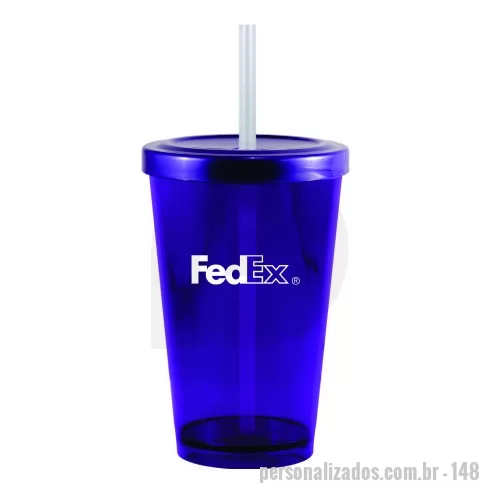 Copo com Canudo personalizado - Copo CANCUN Cristal com tampa e canudo Capacidade para 320ml. Design moderno e acabamento impecável, o Copo Cancun é feito em Plástico Premium (PS Cristal) atóxico. Parede espessa resultando em um produto robusto de alta qualidade, acompanha tampa em Plástico Premium (PP) e canudo.