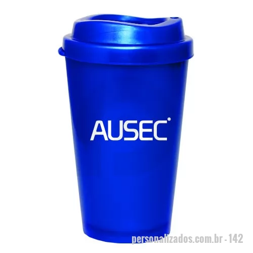 Copo com tampa personalizado - Copo Cancun MUG 320ml feito em Plástico Premium (PP), atóxico, com tampa MUG, design moderno  e acabamento impecável. Pode ser usado com  bebida quente ou gelada, vai ao micro-ondas e a máquina de lavar louça.