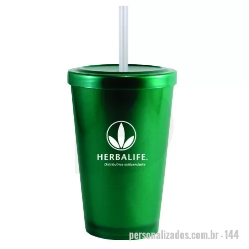 Copo com tampa personalizado - Copo Cancun com tampa e canudo, 320mL, feito em Plástico Premium (PP), atóxico, resistente, acabamento impecável, cores vibrantes, pode ser levado ao microondas e máquina de lavar louça. Acompanha tampa e canudo.