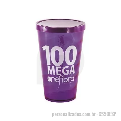 Copo com tampa personalizado - Copo com tampa personalizado é o brinde personalizado que irá ser destaque em festas e baladas por ter grande área de personalização e enorme aceitação por quem recebe.