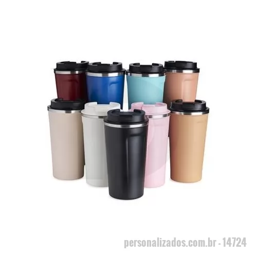 Copo de alumínio personalizado - Copo térmico personalizado é um brinde personalizado muito procurado no verão.