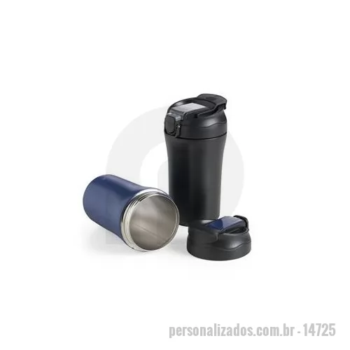 Copo de alumínio personalizado - Copo de inox personalizado à laser é um dos brindes personalizados favoritos de nossos clientes.