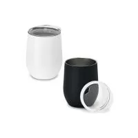 Copo de metal personalizado com corpo duplo e confeccionado em inox, é um brinde personalizado de elegante aparência que irá impressionar os mais requintados fornecedores e colaboradores.