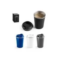 Esse lindo copo para café personalizado em inox é um brinde personalizado charmoso e que vai fazer sucesso.
