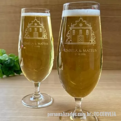 Copo de cerveja personalizado - TAÇA PARA CERVEJA EM CRISTAL 380 ML