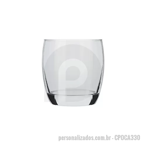 Copo de whisky personalizado - COPO DE WHISKY 330 ML OCA