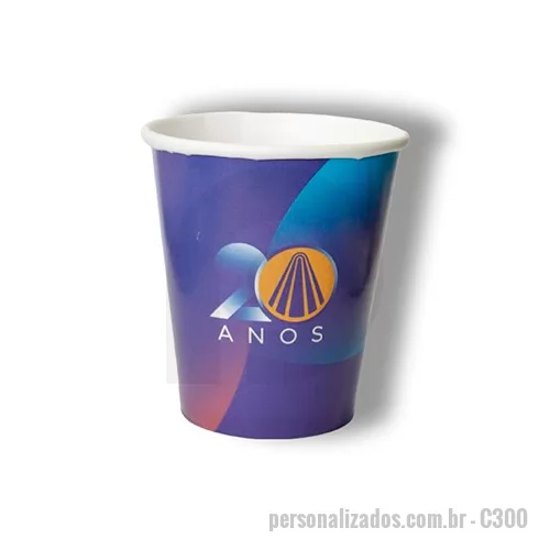 Copo descartável personalizado - copo descartável de papel personalizado é a escolha ideal para eventos, campanhas promocionais e ações sustentáveis que valorizam sua marca. Fabricado com material ecológico e 100% reciclável, ele oferece praticidade, resistência e um ótimo espaço para personalização com sua arte, logo ou mensagem. Perfeito para servir bebidas quentes ou frias com estilo e responsabilidade ambiental, esse brinde personalizado transmite cuidado com o cliente e com o planeta. Disponível em diversos tamanhos, é a solução perfeita para divulgar sua marca de forma funcional e consciente.