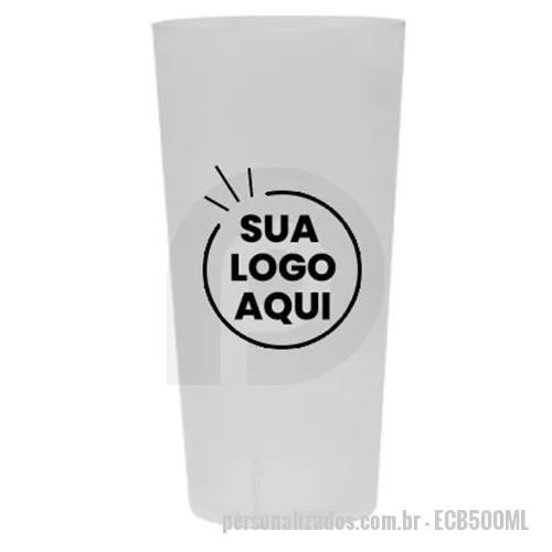 Copo ecológico personalizado - eco copo plástico pp 500 ml