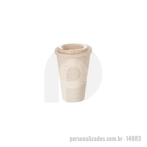 Copo ecológico personalizado - Copo de fibra personalizado com sua logomarca é um brinde personalizado bonito e sustentável.
