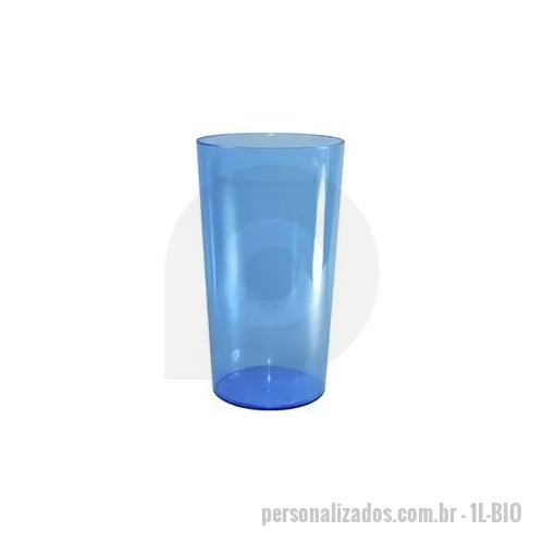 Copo ecológico personalizado - Copo personalizado com grande capacidade e composto que o torna degradável em até 24 meses em aterro sanitário faz deste brinde personalizado um amigo do meio ambiente.
