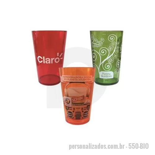 Copo ecológico personalizado - Copo personalizado com composto biodegradável é um brinde personalizado amigo do meio ambiente.