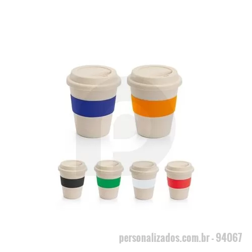 Copo ecológico personalizado - Copo ecológico personalizado em fibra de bambu especial com lindo acabamento é o brinde personalizado ideal para distribuir em grandes eventos, tem valor de custo baixo e enorme valor sentimental por quem recebe.