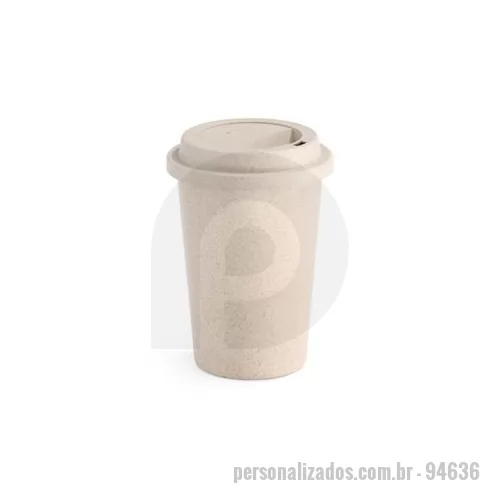 Copo ecológico personalizado - Copo ecológico personalizado em fibra é o brinde personalizado útil e moderno. Com as novas matérias primas biodegradáveis, é o brinde amigo do meio ambiente.