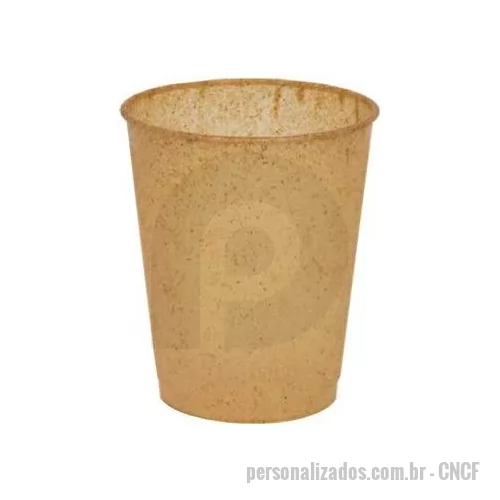 Copo ecológico personalizado - Copo ecológico personalizado é um brinde personalizado de fabricação própria e de formato exclusivo, brinde que todos vão desejar.