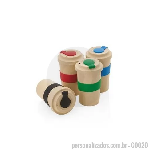 Copo ecológico personalizado - Copo ecológico personalizado é o brinde personalizado perfeito para ser distribuído em grandes eventos, deixando sua logo em destaque e mostrando para o público que você é preocupado com o meio ambiente.