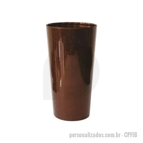 Copo ecológico personalizado - Copo ecológico personalizado no modelo pixel de fabricação própria traz nesse famoso brinde personalizado o modelo ecologicamente correto.