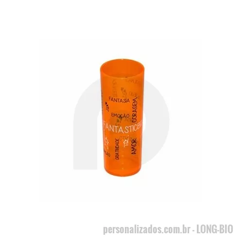 Copo ecológico personalizado - Copo long drink personalizado é o copo no formato mais procurado, unido com composto biodegradável, será o destaque da festa.