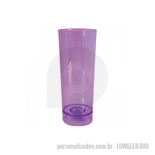 Copo ecológico personalizado - Copo personalizado no modelo mais procurado unido ao led para enfeitar ainda mais e composto bio degradável faz deste brinde personalizado um presente completo.