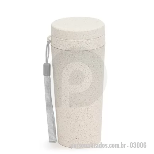 Copo ecológico personalizado - Copo Fibra de Bambu 350ml
