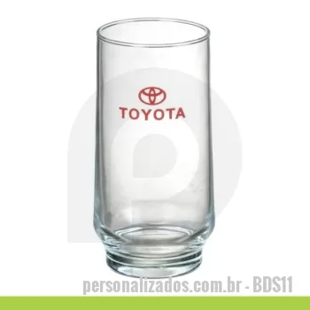 Copo ecológico personalizado - Copo long drink 410 ml Light vidro