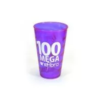 Copo personalizado em seu formato mais procurado espiral com 550 ml e composto biodegradável é a união perfeita para presentear seus clientes com esse lindo brinde personalizado.