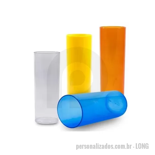 Copo long drink personalizado - Copo long drink personalizado é o modelo de copo personalizado mais procurado. Um brinde personalizado com ampla área de personalização e indicado para diversos tipos de eventos.