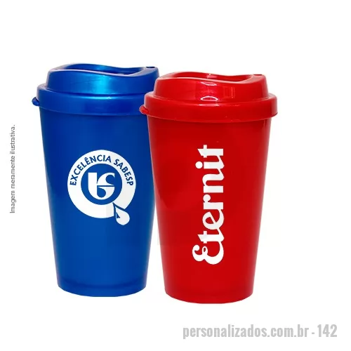 Copo personalizado - Capacidade 320ml. Copo Cancun MUG é feito em Plástico Premium (PP), atóxico, com tampa MUG, design moderno  e acabamento impecável. Pode ser usado com  bebida quente ou gelada, vai ao micro-ondas e a máquina de lavar louça.