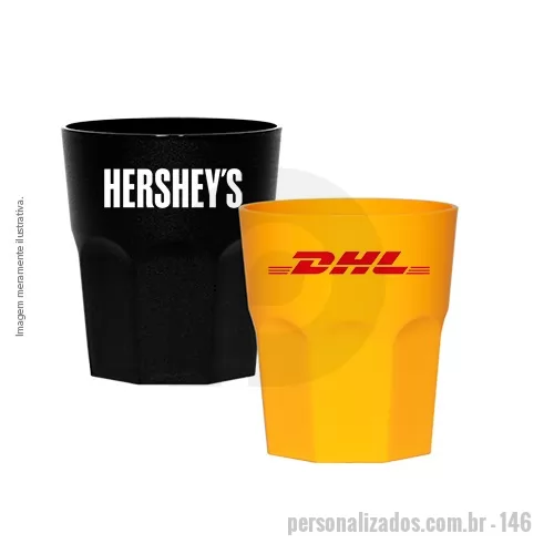Copo personalizado - Capacidade 300ml, feito em Plástico Premium (PP), desing moderno e acabamento impecável, o Copo Mini Roma é feito em plástico atóxico e altamente resistente. Pode ser levado ao microondas e máquina de lavar louça.