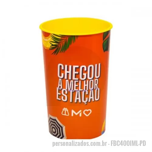 Copo personalizado - COPO 400 ML IN MOLD LABEL