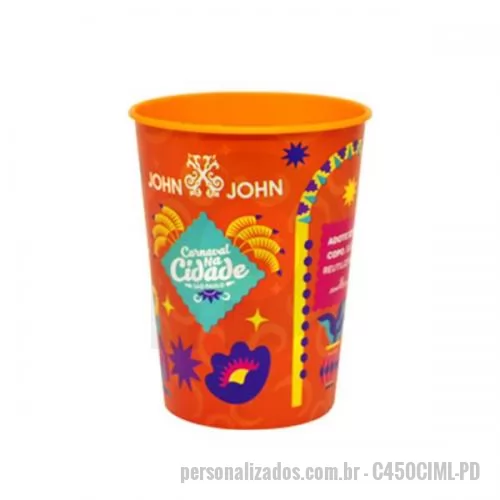 Copo personalizado - COPO 450 ML IN MOLD LABEL