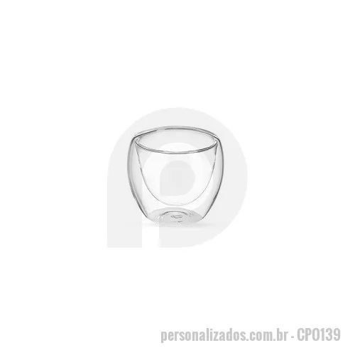 Copo personalizado - Copo Vidro Parede Dupla