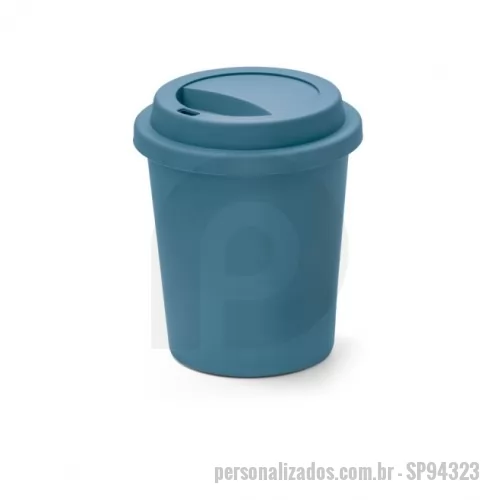 Copo personalizado - Copo de viagem compacto de 350ml, ideal para quem está sempre em movimento. Perfeito para manter a bebida quente ou fria enquanto divulga sua marca.