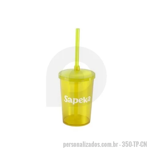 Copo personalizado - Copo personalizado em formato mais pedido de 350 ml é o brinde personalizado ideal para distribuir para todos seus clientes.